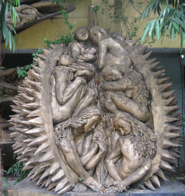 durian sculpture