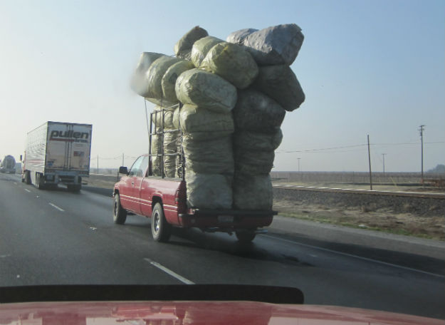 huge load on highway 99